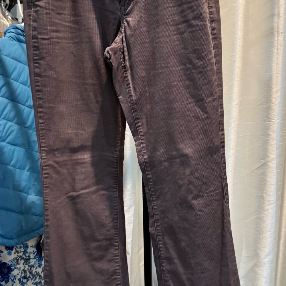 LOFT corduroy grey bootcut pants.
